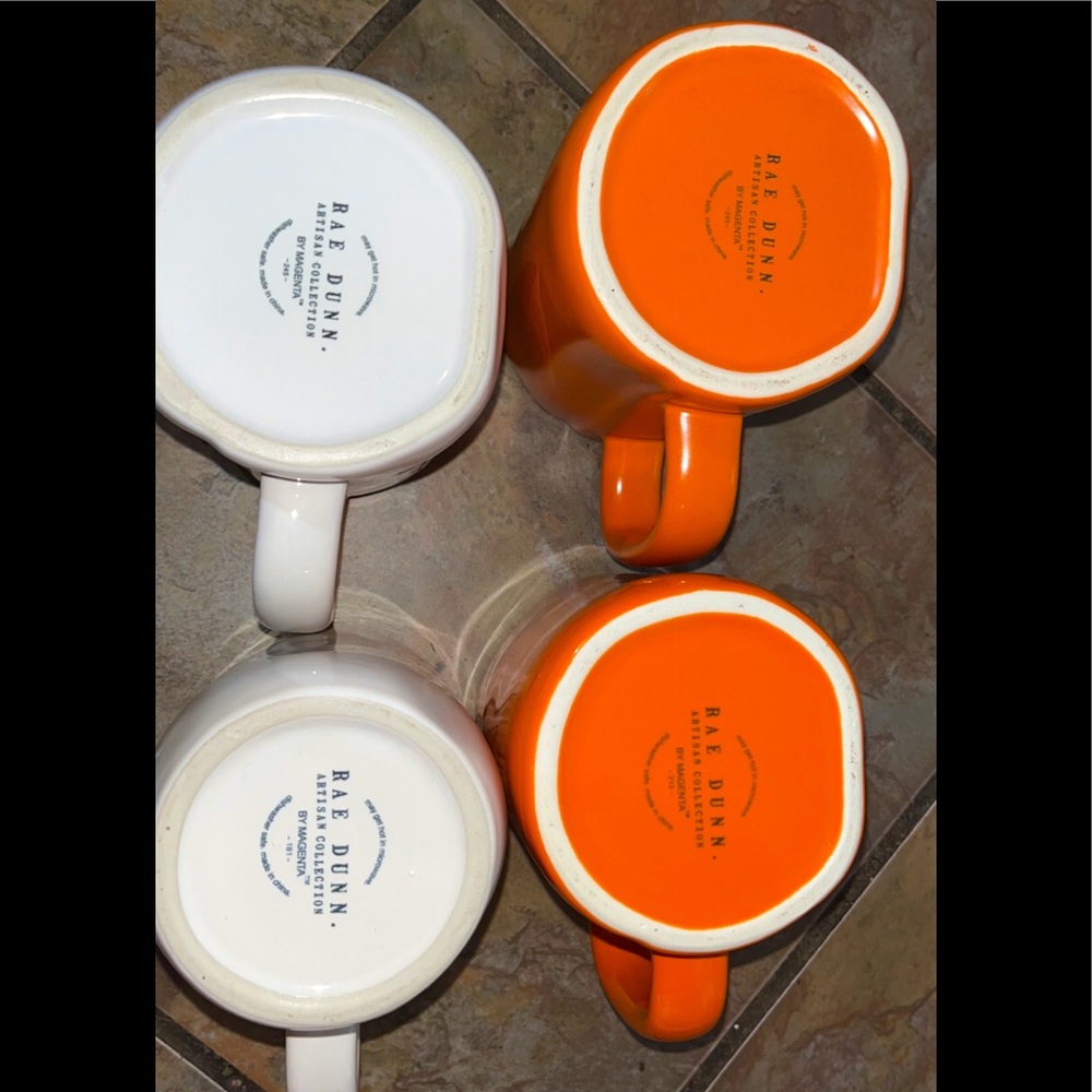 Rae Dunn Mugs. Several Sets. Sell by set or whole. Need gone asap.